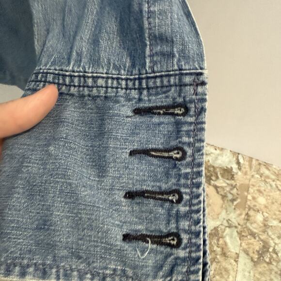 Lucky Brand Outdoor And Utility Women’s Denim Coat Size S No.‎ 80318 Lightweight - Picture 6 of 11